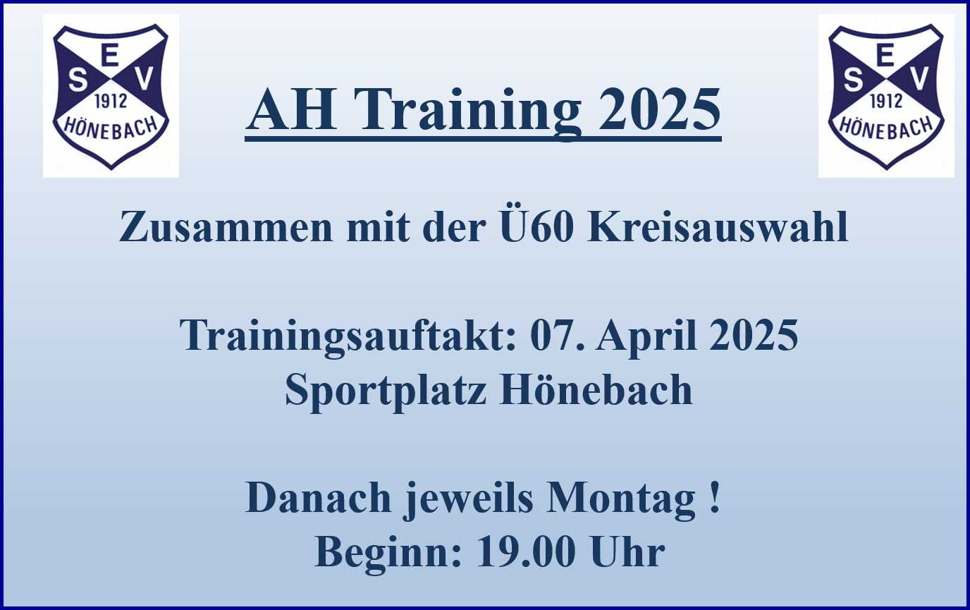 Trainingsauftakt
